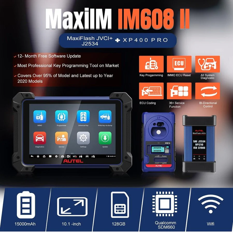 Autel MaxiIM IM608 Pro II Key Fob Programming Tool - Image 4