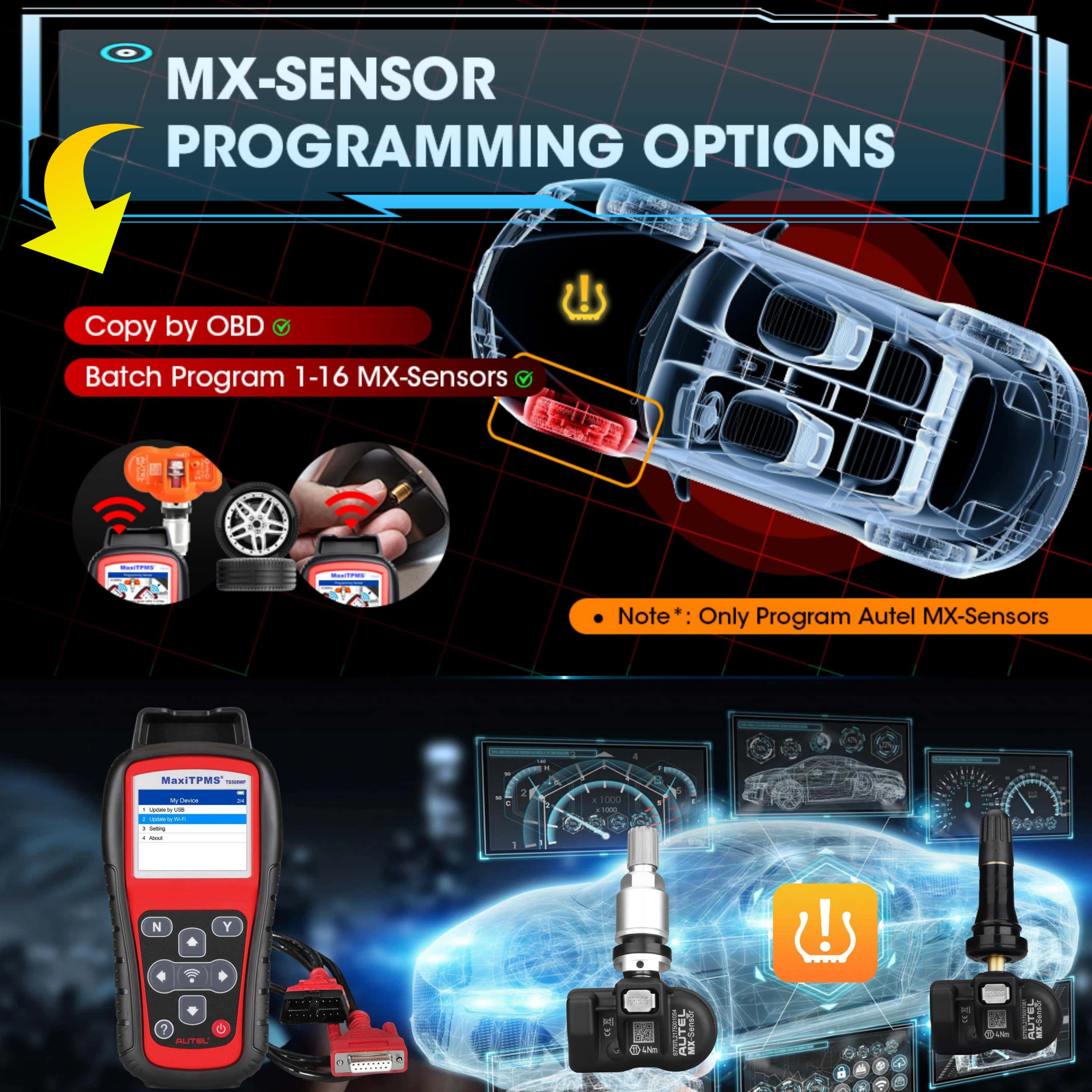 Autel MaxiTPMS TS508WF TPMS Programming Tool - Image 3